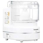 パナソニック フードプロセッサー 1台8役(きざむ、する、混ぜる、おろす、粗おろし、こねる、スライス、千切り) MK-K81-W