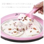 アイスクリームメーカー ロールアイスメーカー 手作りアイス シャーベット ひんやりデザート