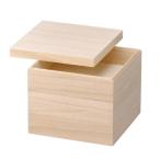 ショッピング重箱 J-kitchens 重箱 日本製 3段 木製 7寸 桐福籠 重白木 22.0cm x 22.0cm x 17.6cm