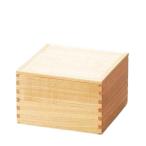 ショッピング重箱 J-kitchens 重箱 日本製 木製 白木塗タモ60二段重 内朱 （1組) 18.2cm 容器