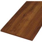 ウッドワン 仕上げてる棚板 木目柄の棚板 ダークブラウン色 厚み20mm 糸面 STT0450H-D1I-DK