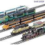 LEGO レゴ互換品 ブロック 電車 列車 鉄道車両 動く 車おもちゃ 循環式レール トレイン レール 駆動付き 男の子 6-7-8-9歳 誕生日 新年 クリスマス プレゼント