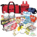 3人用 防災セット 地震対策 防災グッズ 防災用品 災害対策 69点セット 307 309 大容量 避難グッズ 避難用品 (レッド)