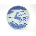 ys7585959;  古伊万里　染付　馬　七寸皿【道】