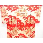 ys7638191;.. Treasure Ship . цветок узор длинное нижнее кимоно [ античный ][ надеты ]
