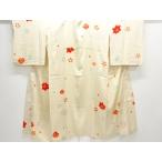 ys7638687;... диафрагмирования цветок узор одиночный . длинное нижнее кимоно [ античный ][ надеты ]