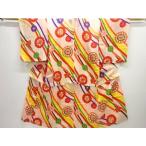 ys7655001;... цветок узор длинное нижнее кимоно [ античный ][ надеты ]