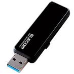 エレコム USBメモリ 16GB USB3.0 USB3.1 スライド式 USB Type-C対応 ストラップホール付 ブラック MF-CCU3