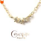 Yahoo! Yahoo!ショッピング(ヤフー ショッピング)ダイヤモンド ネックレス レディース ダイヤ ゴールド チェーン 華奢 シンプル オシャレ 4月 誕生石 誕生日 プレゼント 母