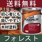 木材保護塗料  オリンピックマキシマム  ソリッド 塗りつぶし 3.78L カラー：フォレスト 塗料 水性 水性塗料 屋外 屋外用 ウッドデッキ ラティス 木材 木部 木