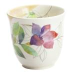  керамика индиго цветок .. горячая вода ... размер : примерно φ8.3 H8 02719