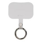 ハミィ iFace Hang and ストラップホルダー クリア/フロスト スマホ ホルダーシート ストラップホール 落下防止 付けたまま充電可