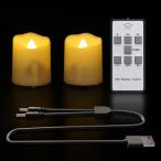 キャンドル led 充電式 キャンドルライト PChero 充電式ledキャンドル USB充電式 常夜灯 タイマー機能 治癒雰囲気 省エネ 長持