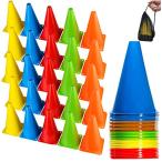 BiAnYC 23cm 25 шт. комплект кукуруза Mini цветные конусы указатель-конус легкий модель все 5 цвет каждый 5шт.@( каждый цвет 5 шт ) место хранения сумка имеется 