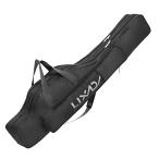 Lixada 釣り竿ケース 100cm ポータブル折りたたみ式釣り竿ケース 釣り竿リール収納バッグ 釣りギアオーガナイザー ロッドケース