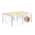 BUCATSTATE хомяк прозрачный house три . прозрачный низ доска нет многофункциональный полировка отделка легко устанавливается .... структура свободно комплект ... развлечение место .