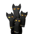 P.Golf ピーゴルフ ヘッドカバー 黒猫FW単品 *FW用