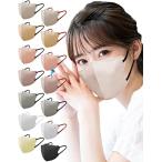 LaViness マスク 不織布 3Dマスク 立体マスク 日本製 バイカラー 30枚 オールドレース×ブラック