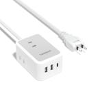  разветвитель usb имеется удлинитель 1m короткий .TESSAN usb-c розетка ответвление разрядник электропроводка 3 шт AC.1 шт type-c 2 шт typ