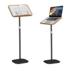 POLESTO чтение для книжка подставка 54cm-130cm подниматься и опускаться тип боковой стол регулировка угла металл структура подставка надежно устойчивый из дерева накладка имеется Note 