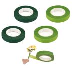  цветочный лента цветок лента флора лента 4 шт. комплект искусственный цветок лента ширина 12mm цветок. клей рукоделие DIY аранжировка цветов комплект (da