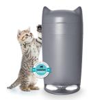 ショッピング猫砂 防臭ゴミ箱 臭わない 猫砂ごみ箱 消臭 密閉 シールズ フタ付き ゴミ箱 Kitty Twist'R 猫の形 猫トイレ ペット用 犬猫 おむつ