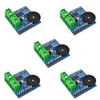 Hailege 5個セット PAM8403 2チャンネルダブルトラックパワーアンプモジュールミニ調整PAM8403 Arduino用ボリュームア