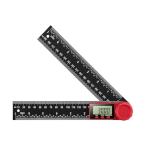 DFsucces цифровой угломер транспортир 200mm LCD жидкокристаллический экран 0-360° измерение область свободный регулировка угол измерение длина измерение батарейка приложен угол Roo la