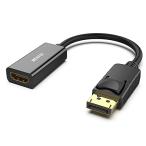 BENFEI DisplayPort（ディスプレイポート） - HDMI 変換ケーブル、最大4K＠30Hzまでの解像度に対応（オスからメス、逆方