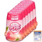 サワデー 気分はじけるピーチの香り消臭芳香剤 トイレ用 詰め替え用 140g×6個おまけ付き まとめ