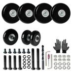  чемодан литейщик замена комплект колесо комплект для ремонта тихий звук шина sm-z колесо 50mmX14mm 4 шт. комплект Φ6 Φ8 ось дыра применение . колесо одиночный колесо на 