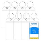 SensaBliss багаж бирка держатель именная бирка чемодан бирка командировка для бирка круиз судно багаж бирка PVC водонепроницаемый прозрачный командировка путешествие круиз 