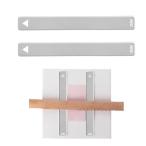  акрил Roo la-2 шт. комплект 2/3/4/5/6mm глина Roo la- глина линейка акрил печенье low кольцо баланс линейка прозрачный глина глубина гид 