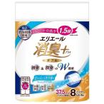 ショッピングエリエール エリエール トイレットペーパー 消臭プラス+ 1.5倍巻き 37.5m×8ロール ダブル パルプ100% しっかり香るフレッシュクリアの香り