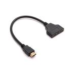 [ сменный товар ] HDMI дистрибьютор 1 ввод 2 мощность позолоченный терминал HDMI1.4 разделение машина 1080P/3D соответствует источник питания не необходимо PS5/PS4/Xbox/PC/ телевизор /