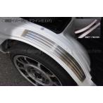 「シルバーヘアライン仕上げ」 ハイゼットトラック/ハイゼットジャンボ(S500P/S510P)前期後期 フロントフェンダープロテクター 左右セット