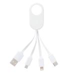 3in1USBケーブル 3種のコネクタで様々な電子機器と接続可能 コンパクト 全長約130mm SP-35981