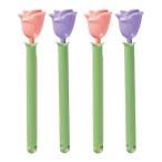 花束みたいなキッチンクリップ4個組 しっかり袋を留めて食品の保存に活躍 SP-36376