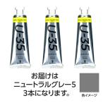 【3本×5セット】 ターナー色彩 U35 ニュートラルグレー60ml TURNER108782X5