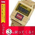 腕時計 ユニセックス ディップクリック DIP CLICK mixer wood クオーツ 腕時計 SW-WOMP RED レッド ウッド