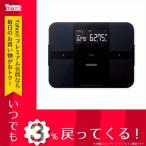 オムロン OMRON 体組成計 体重計 カラダスキャン HBF255T-BK 4975479414824 ブラック ブラック 単4形アルカリ乾電池（LR03）×4