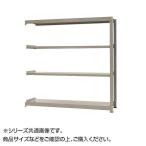 中量ラック 耐荷重300kgタイプ 連結 間口1800×奥行450×高さ2400mm 4段 ニューアイボリー