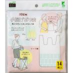 EFP 手提げポリ袋10L用14枚リーフ柄