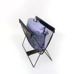 レザー調ハンモック型メッシュバスケット布　ブラック