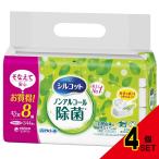 ショッピングシルコット シルコットノンアルコール除菌ウェットティッシュ詰替43枚×8個 × 4点