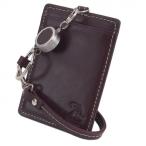 Arnold Palmer アーノルドパーマー 牛革 リール付パスケース 定期入れ メンズ ギフト 4AP3283 チョコ(BN)