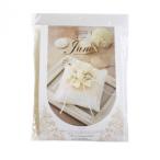 ショッピングリングピロー キット ホワイトローズブーケのリングピロー H431-163