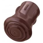 ケイ・ホスピア杖アクセサリー杖先ゴム キャラクター用 16mm 茶