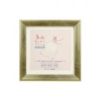 3WAYましかくフレーム 10角 ゴールド 106-718