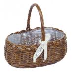 村田屋産業 PPラタンバスケット Brown M 3171